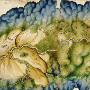  Manuscript Map of Dagua River
